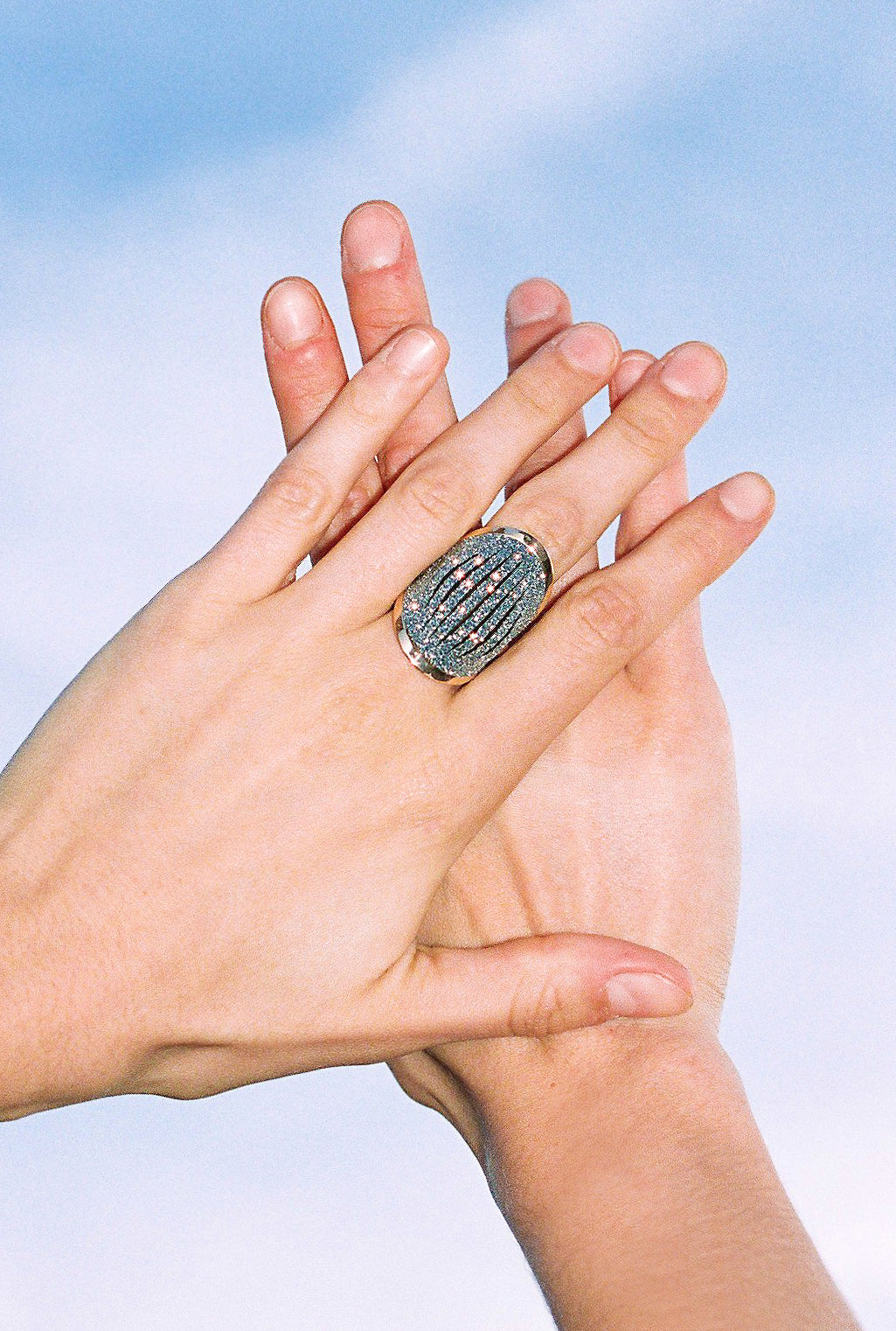 Fiore Crystal Silver