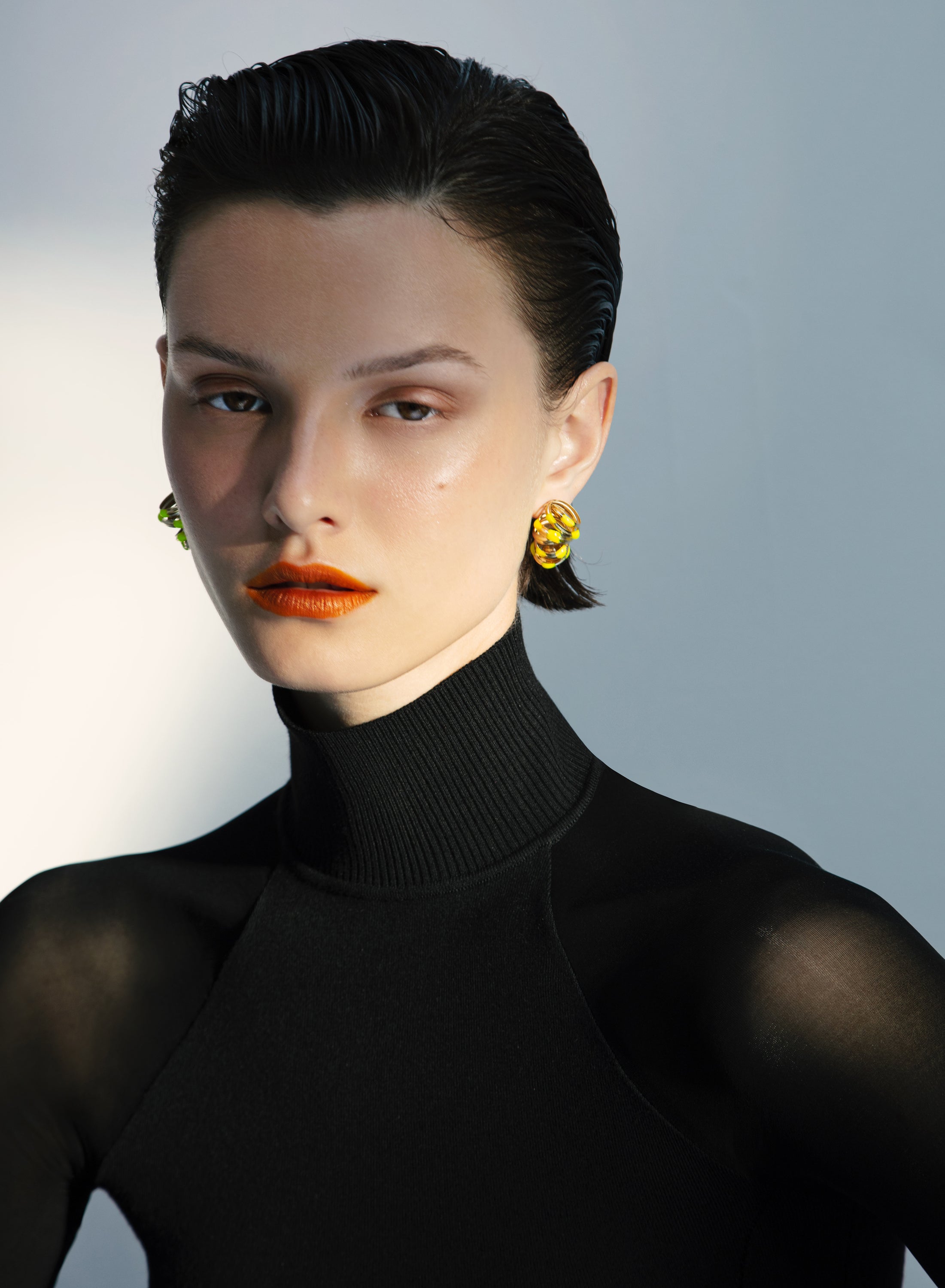 Cocoon Yellow Trucioli Earrings