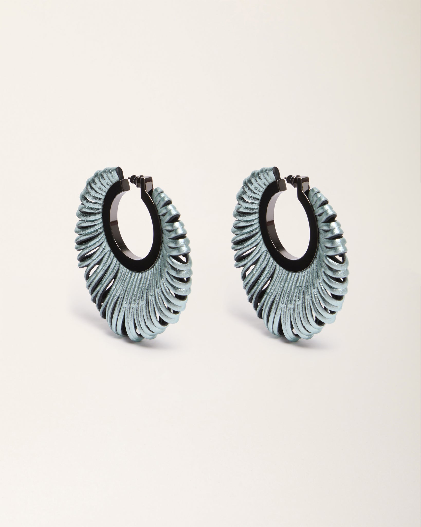 【HYERES LOR】23SS★ H edition SL (C) One touch earrings S wave-earring-accessory-on-